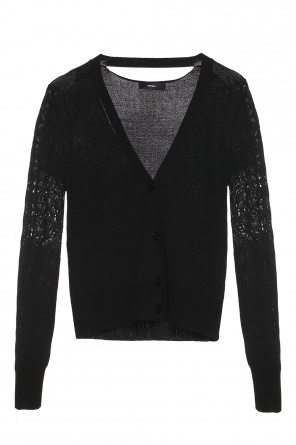 Cardigan with perforated sleeves, zdjęcie 1 Cardigan with perforated sleeves od Diesel